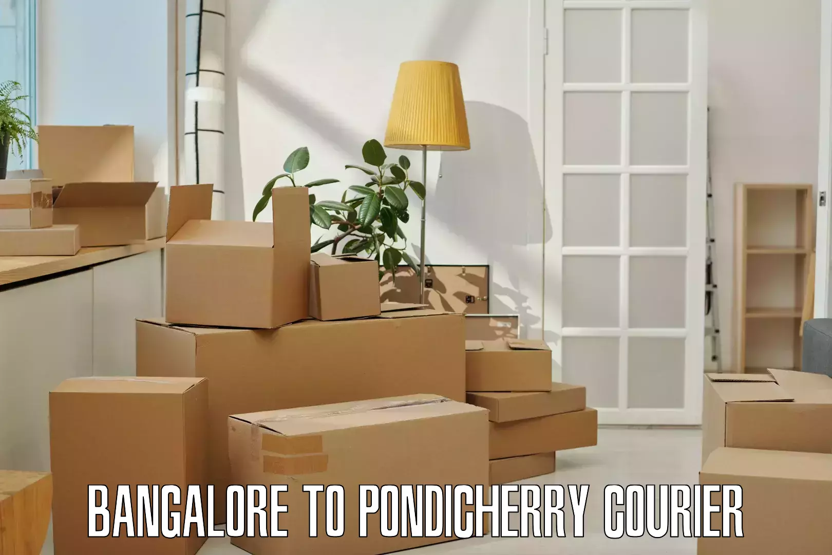 Same-day delivery solutions Bangalore to Pondicherry
