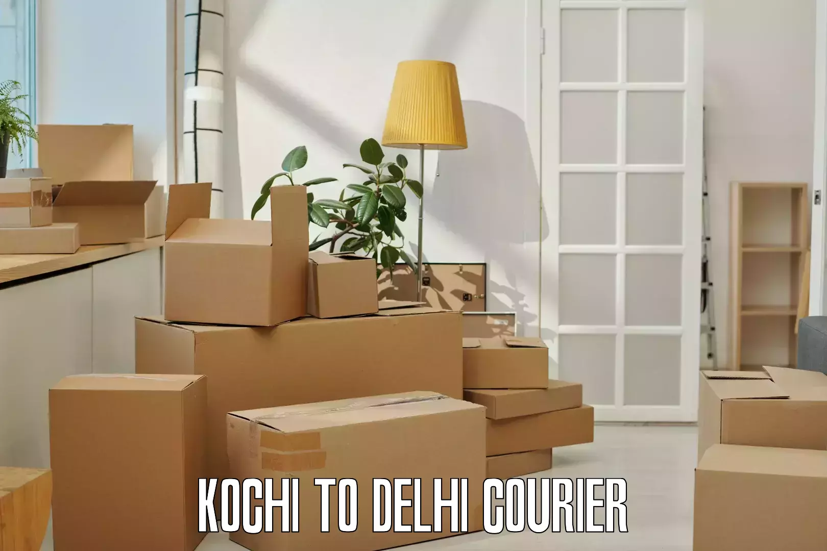 Affordable logistics services Kochi to Jamia Hamdard New Delhi