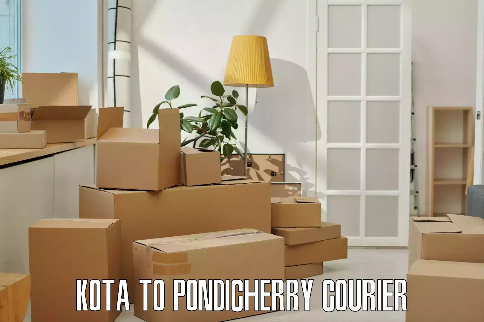 User-friendly delivery service Kota to Pondicherry