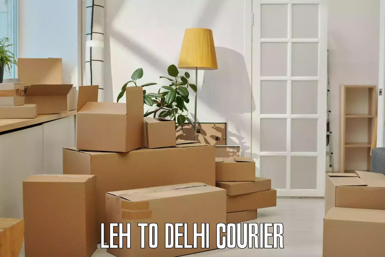 Tech-enabled shipping Leh to Subhash Nagar
