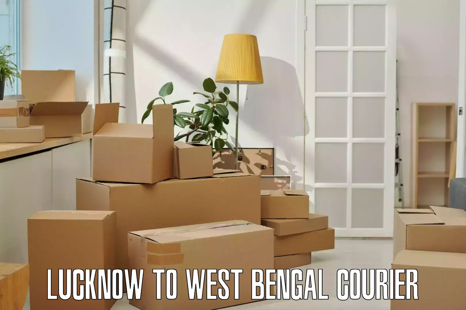 Cost-effective courier options Lucknow to West Bengal