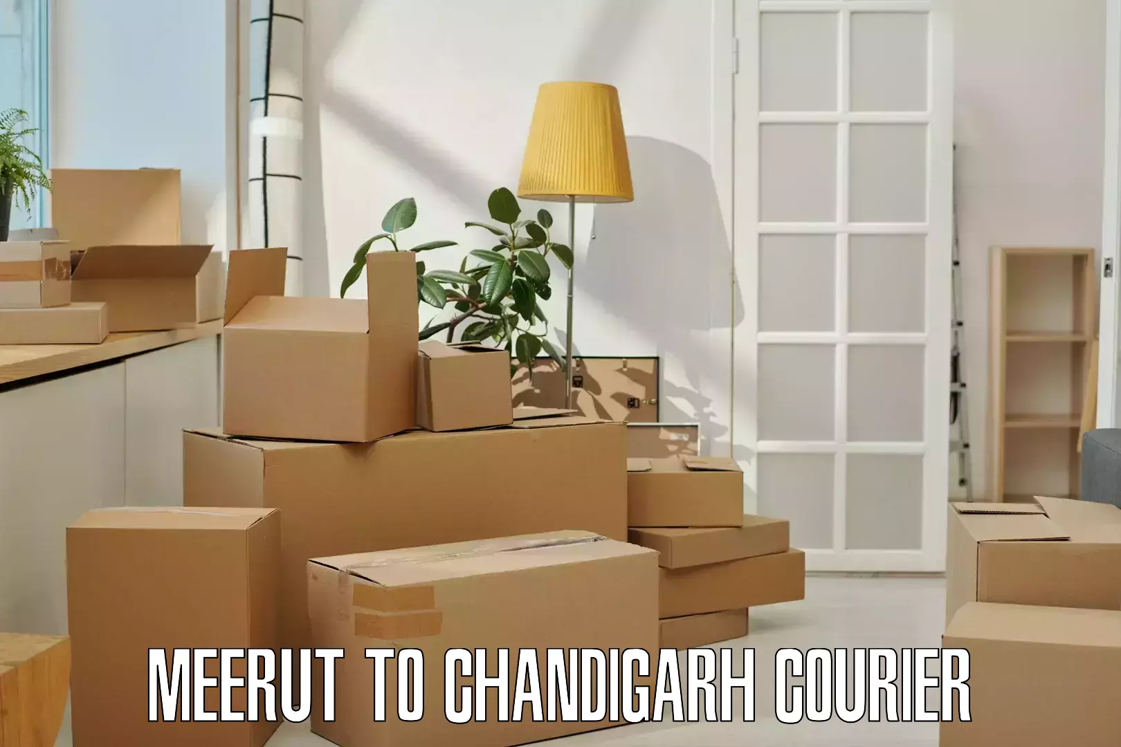 Door to door delivery in Meerut to Chandigarh