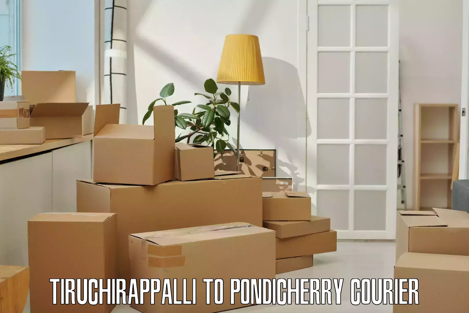 Door-to-door freight service Tiruchirappalli to Pondicherry University