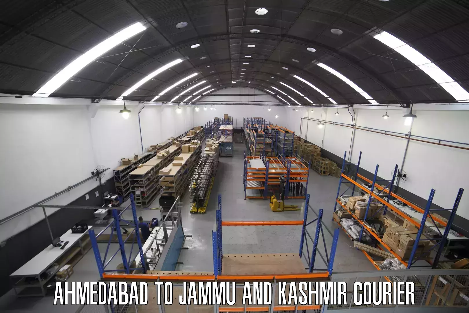 E-commerce shipping partnerships Ahmedabad to Jammu and Kashmir