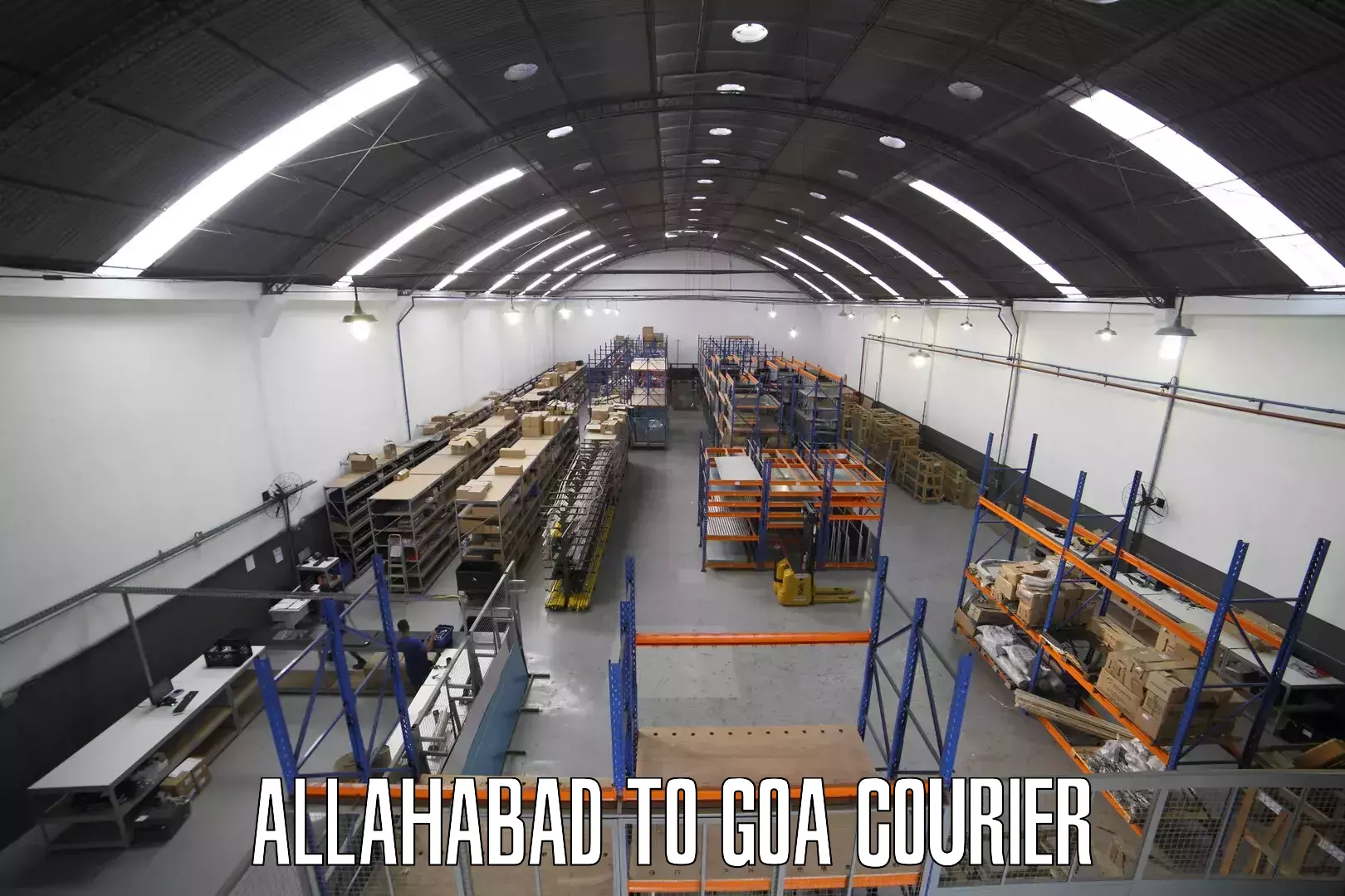 Global courier networks Allahabad to Vasco da Gama
