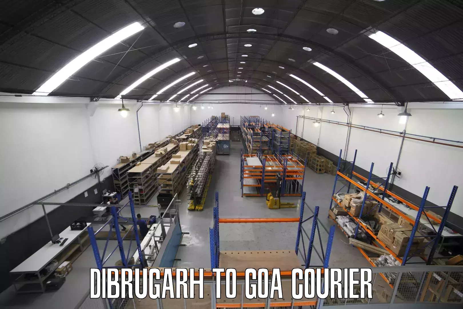 Track and trace shipping Dibrugarh to Goa University