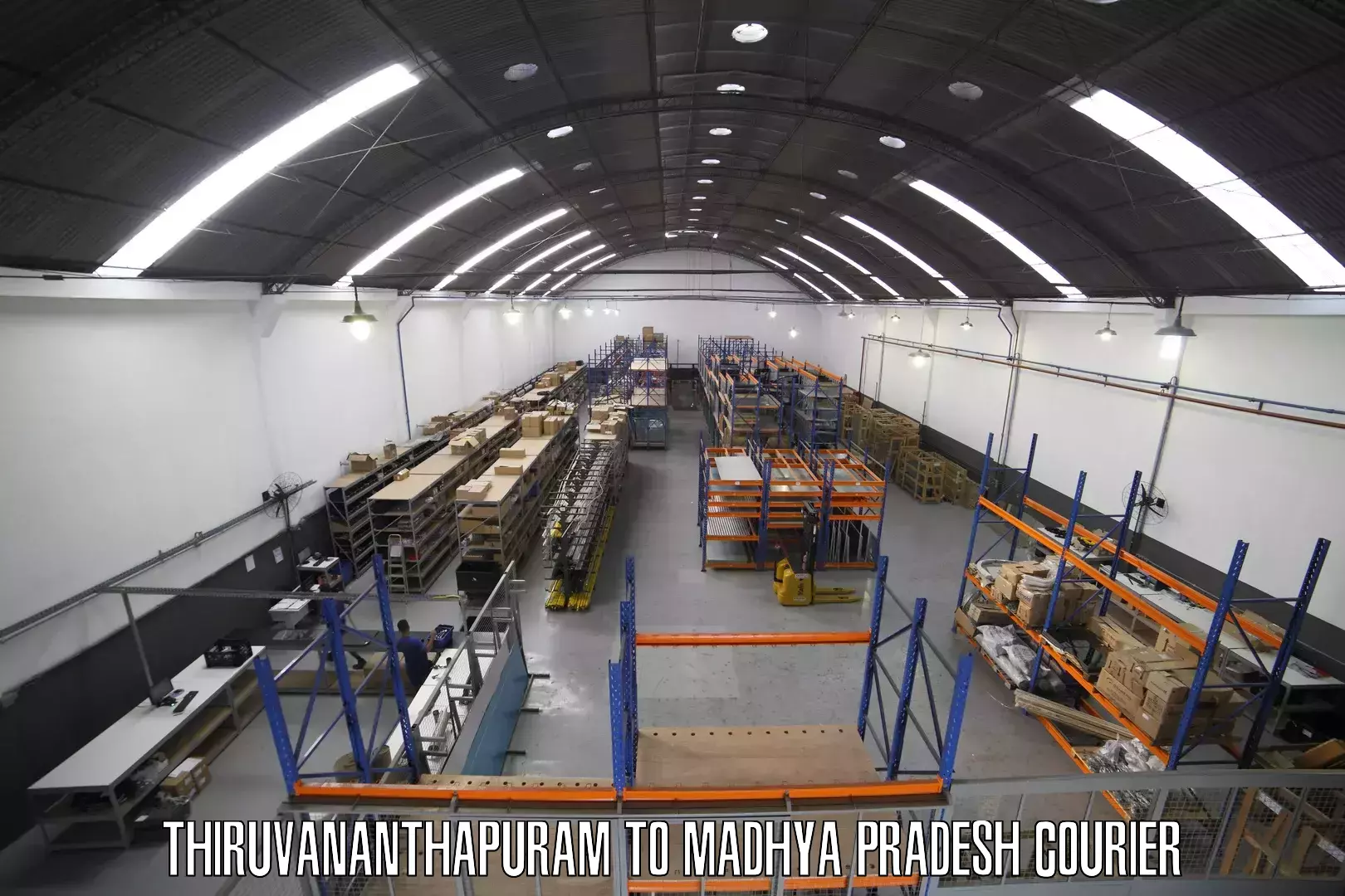 User-friendly courier app Thiruvananthapuram to Bhind