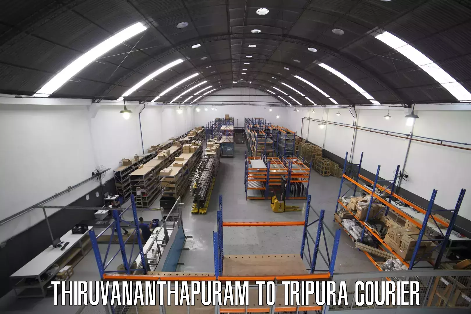 Express package delivery in Thiruvananthapuram to Dhalai