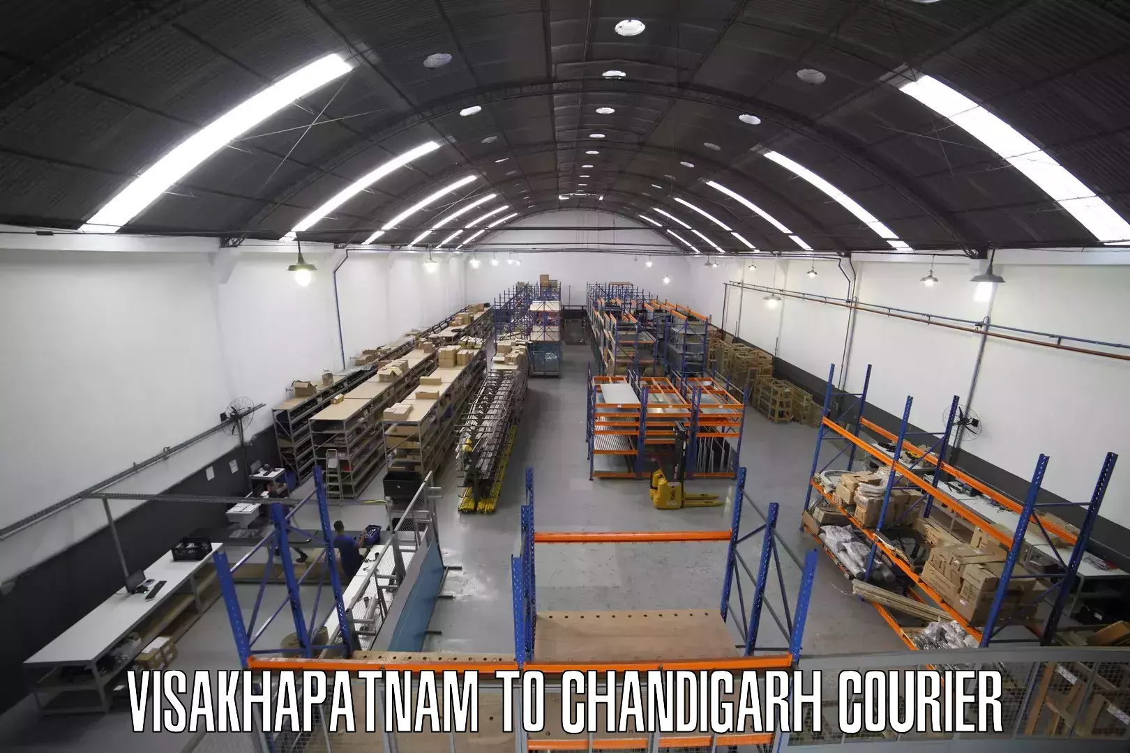 Express delivery capabilities Visakhapatnam to Chandigarh