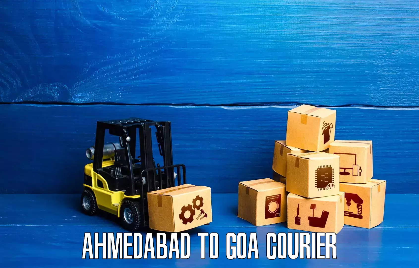 Fast delivery service Ahmedabad to IIT Goa