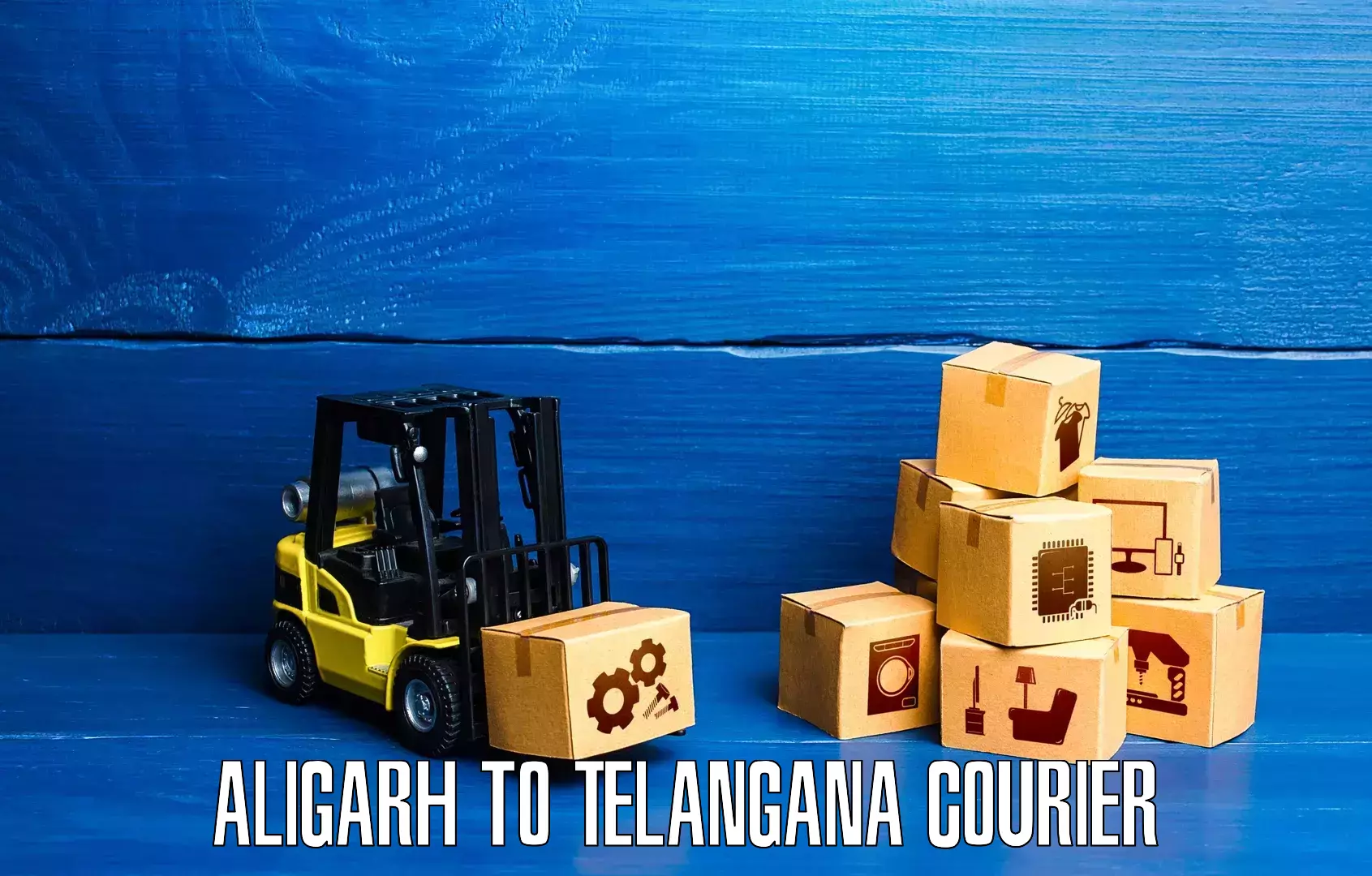 Discount courier rates Aligarh to Banswada