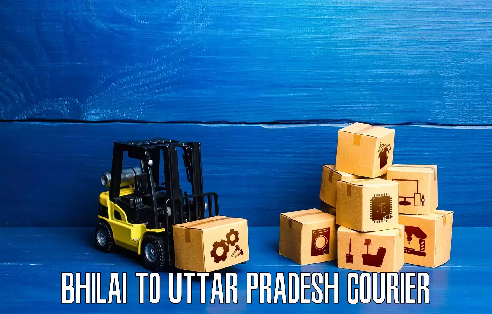 Optimized delivery routes Bhilai to Uttar Pradesh