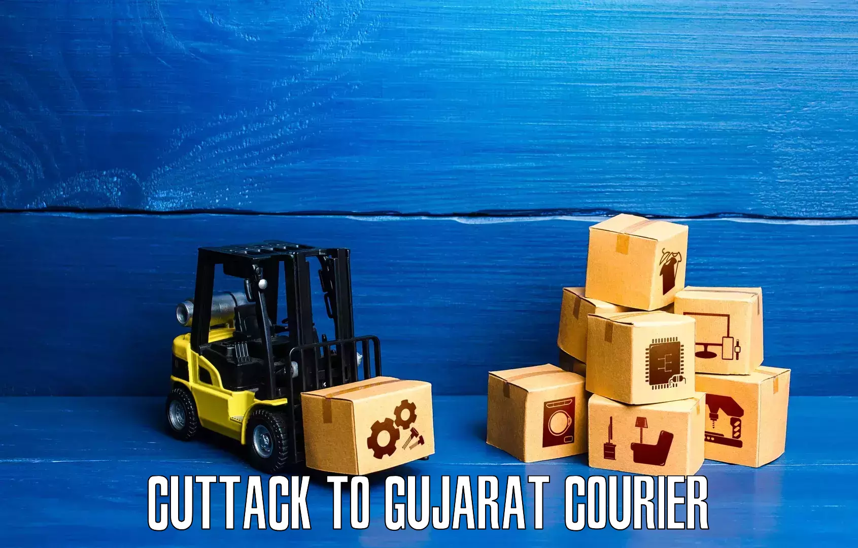 Online package tracking in Cuttack to Ahmedabad