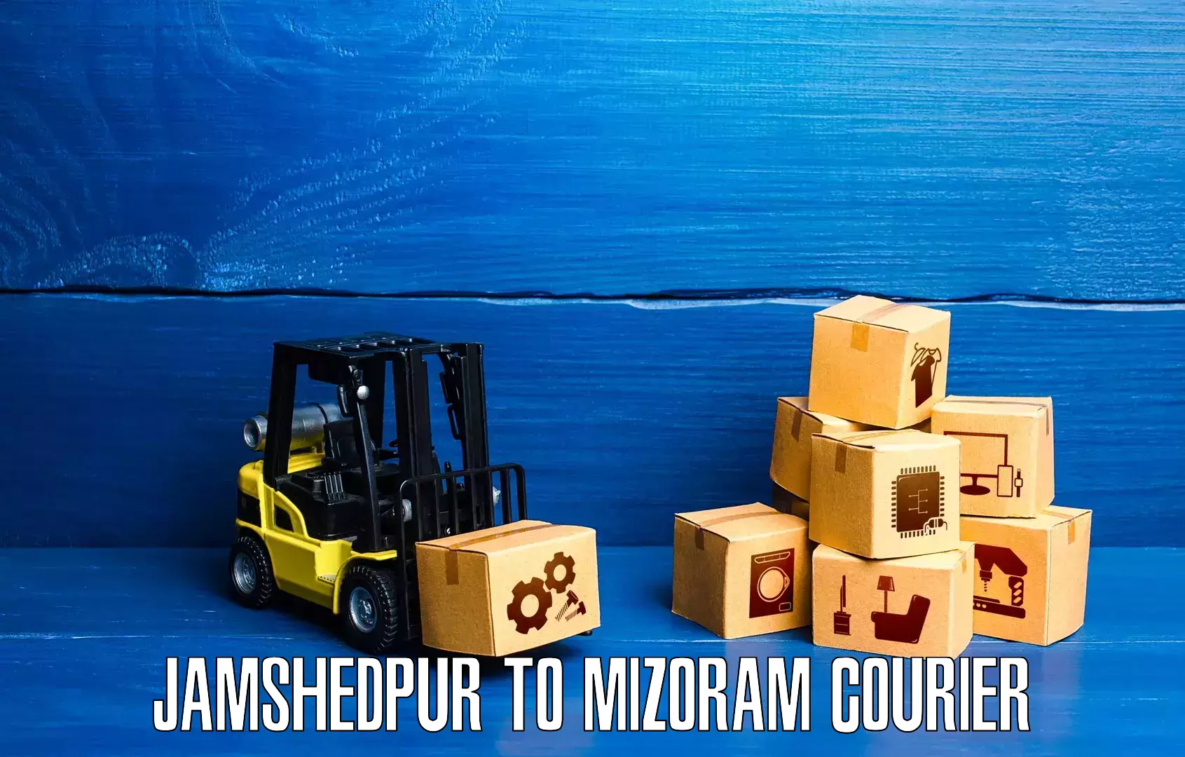 Door-to-door shipment Jamshedpur to Mizoram University Aizawl