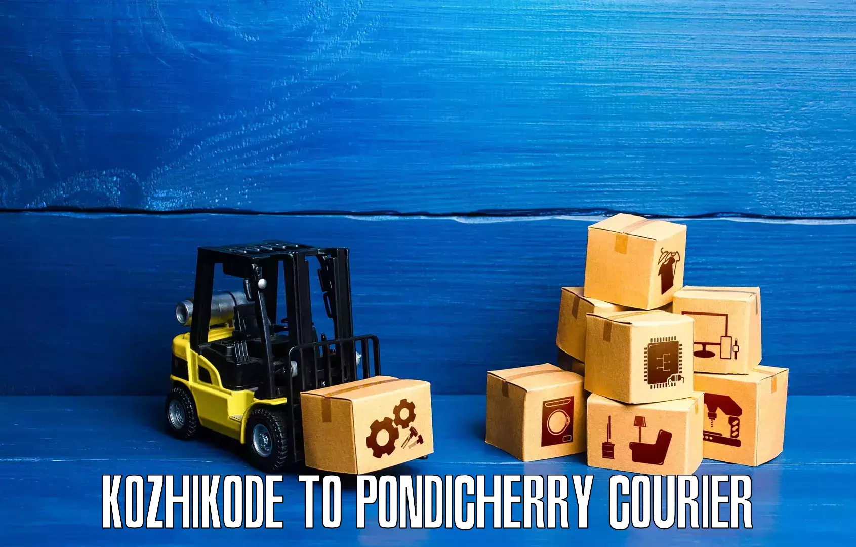 Flexible shipping options Kozhikode to Pondicherry