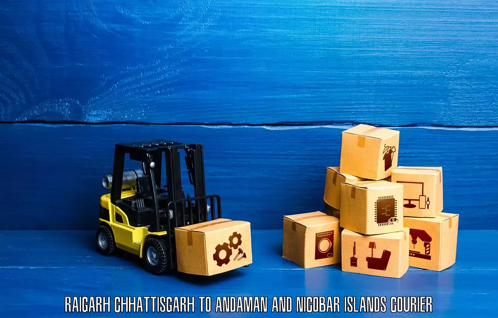 E-commerce shipping Raigarh Chhattisgarh to North And Middle Andaman