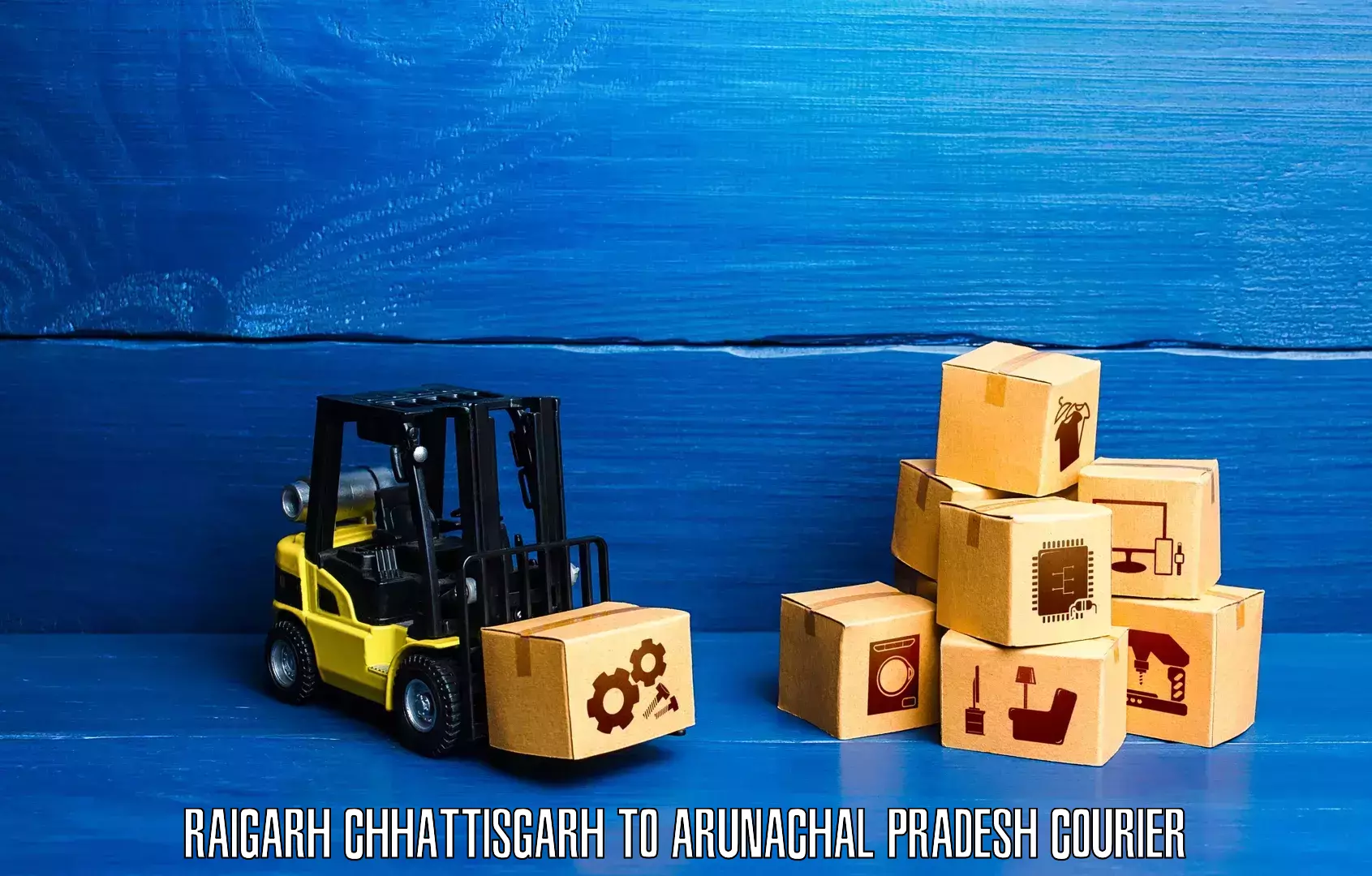 High value parcel delivery Raigarh Chhattisgarh to Jairampur