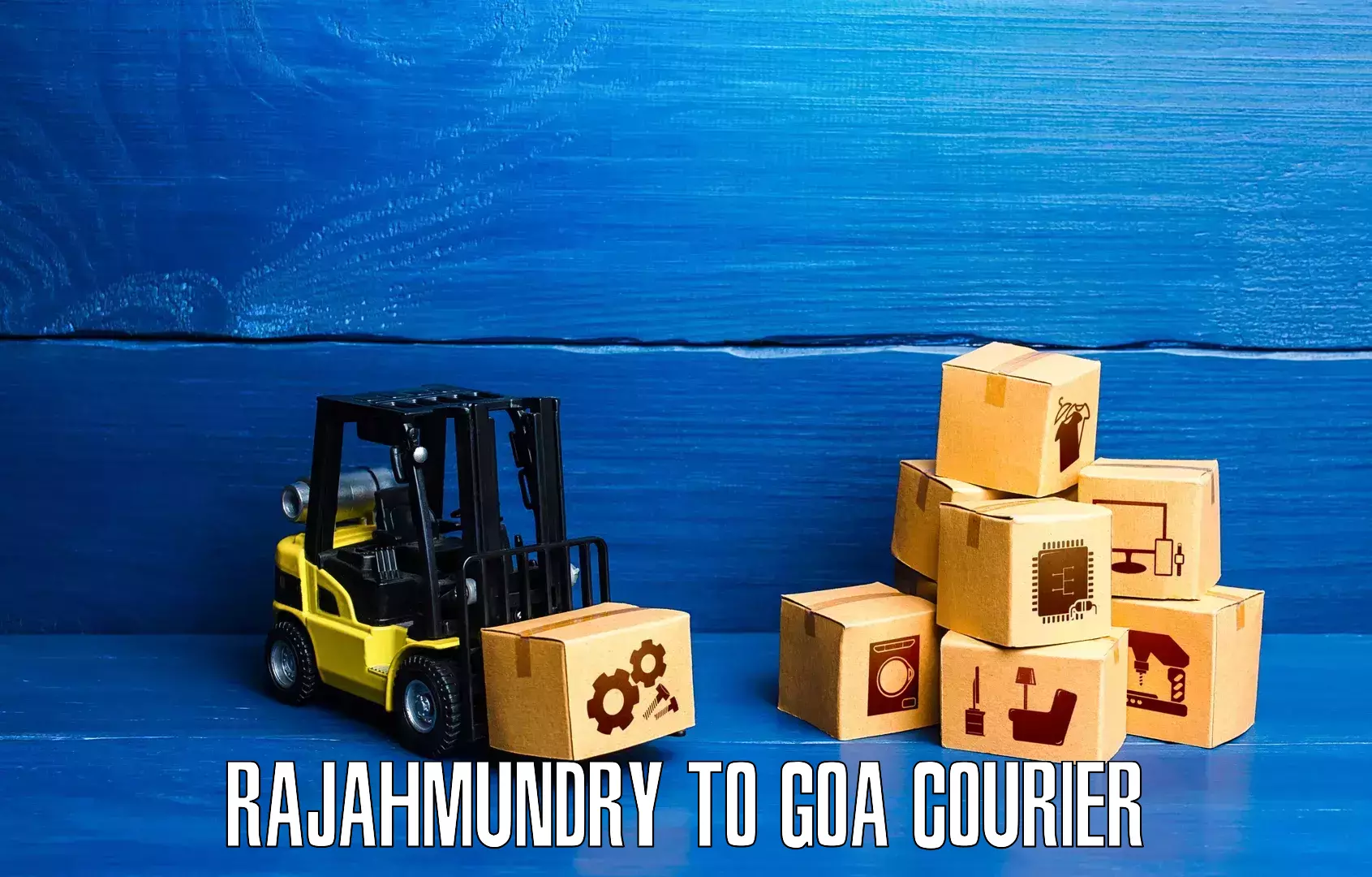 Express delivery capabilities Rajahmundry to Goa