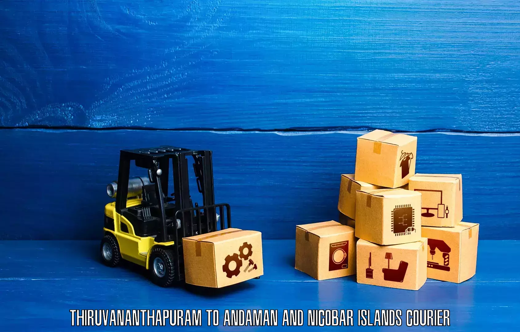 Overnight delivery Thiruvananthapuram to Andaman and Nicobar Islands