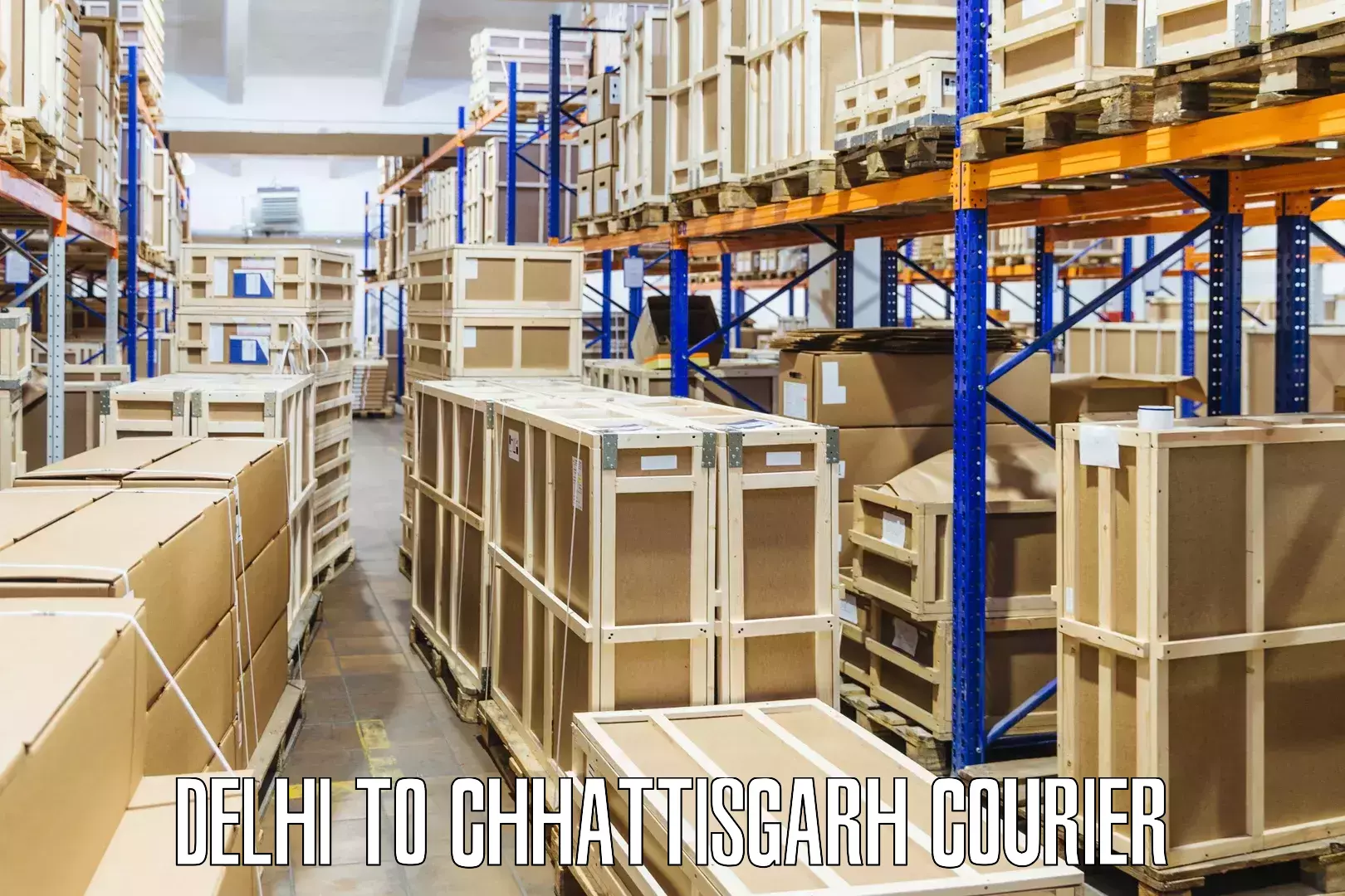 Efficient logistics management Delhi to Dhamtari