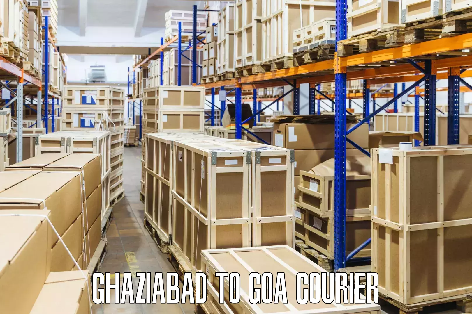 Domestic delivery options Ghaziabad to IIT Goa