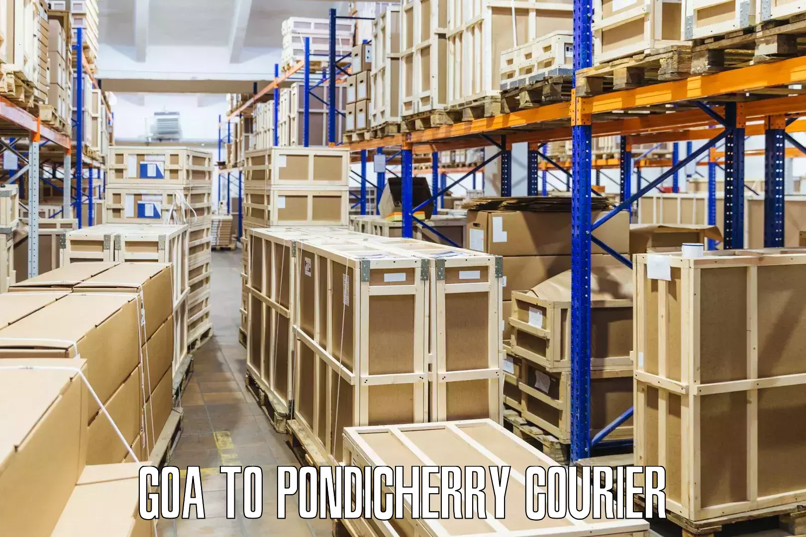 Door-to-door shipment Goa to Pondicherry University