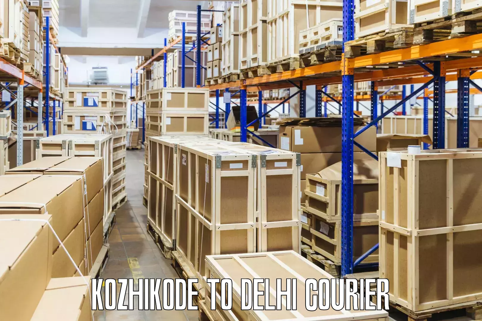 Smart parcel delivery Kozhikode to Delhi Technological University DTU