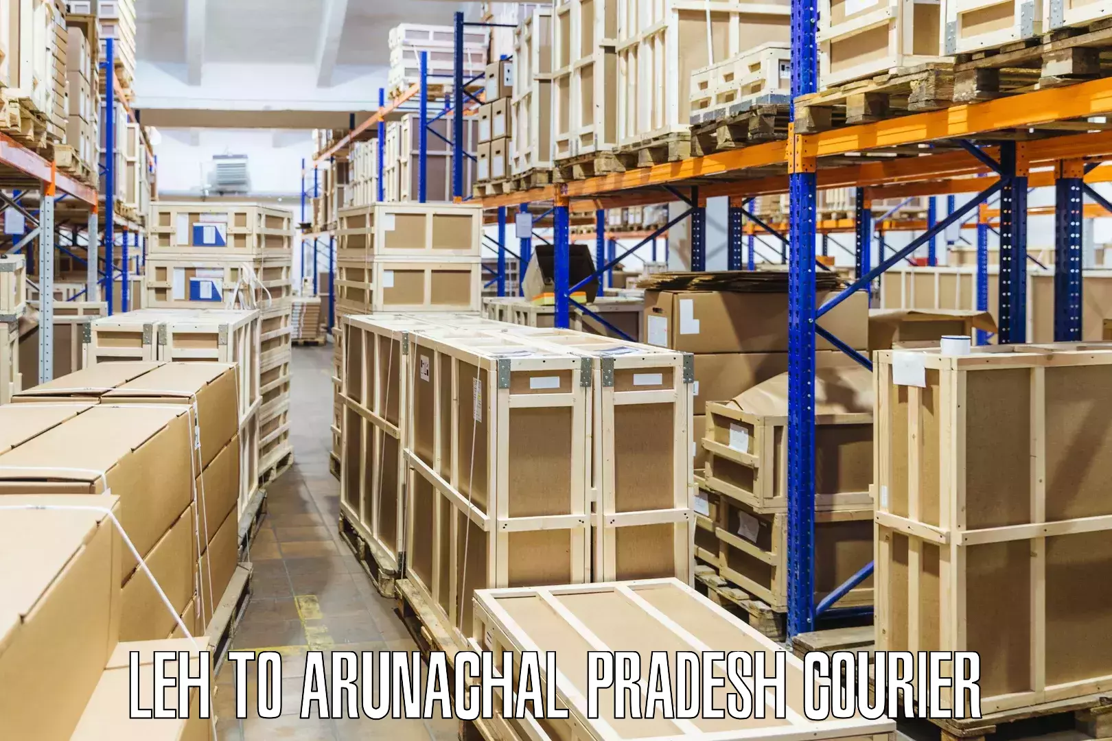 Digital shipping tools Leh to Arunachal Pradesh