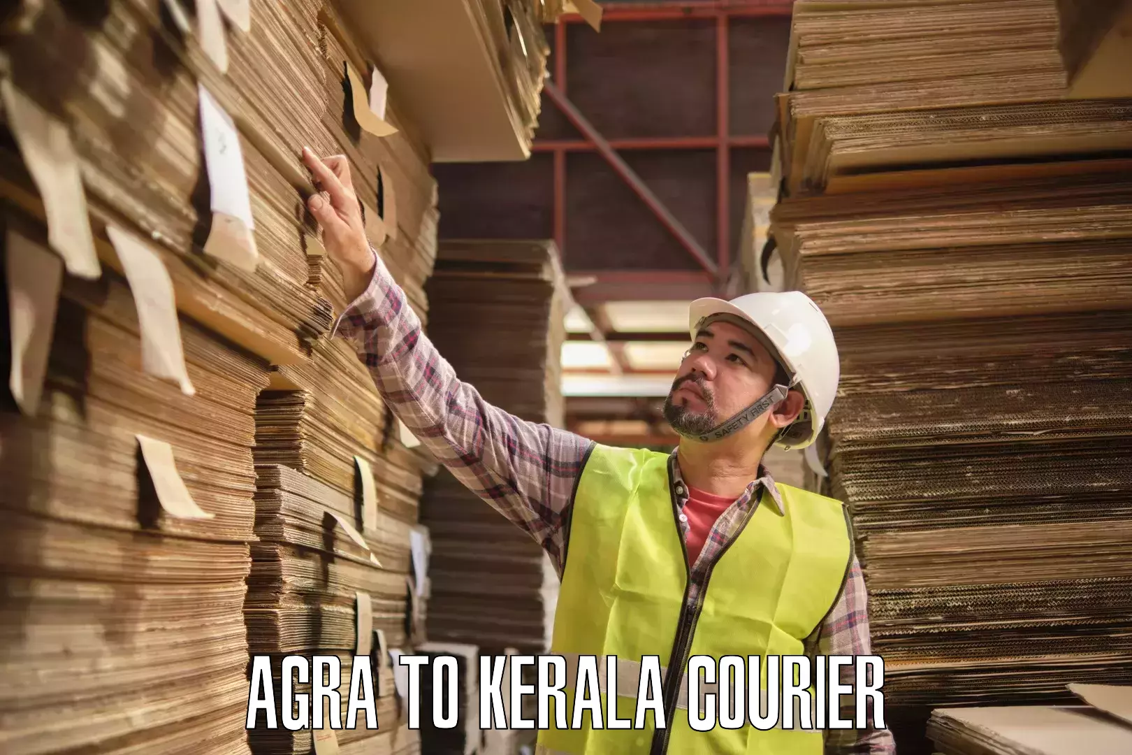24-hour courier service Agra to Kallachi