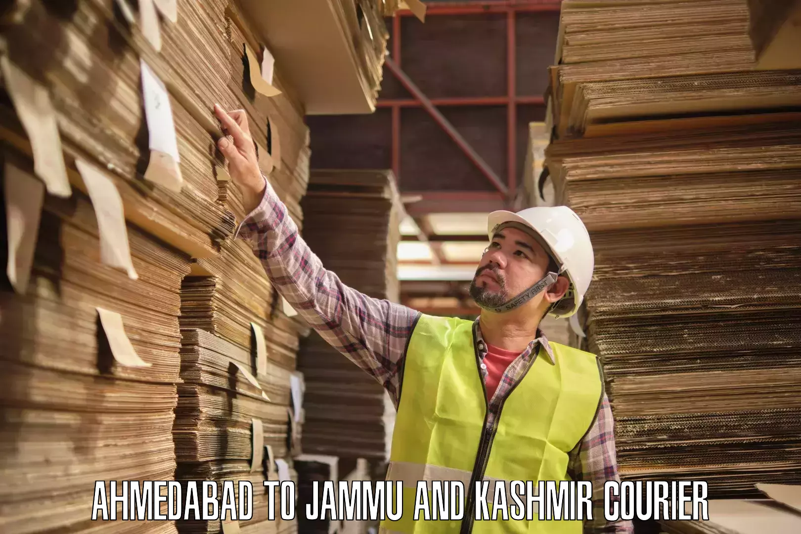 Round-the-clock parcel delivery Ahmedabad to Anantnag