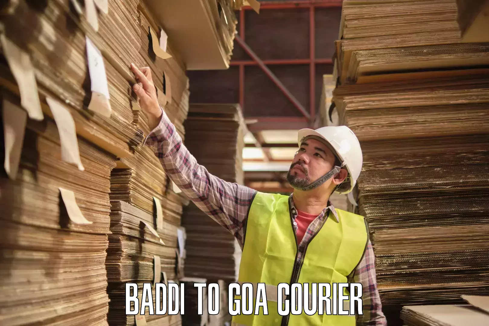 Efficient parcel delivery in Baddi to NIT Goa