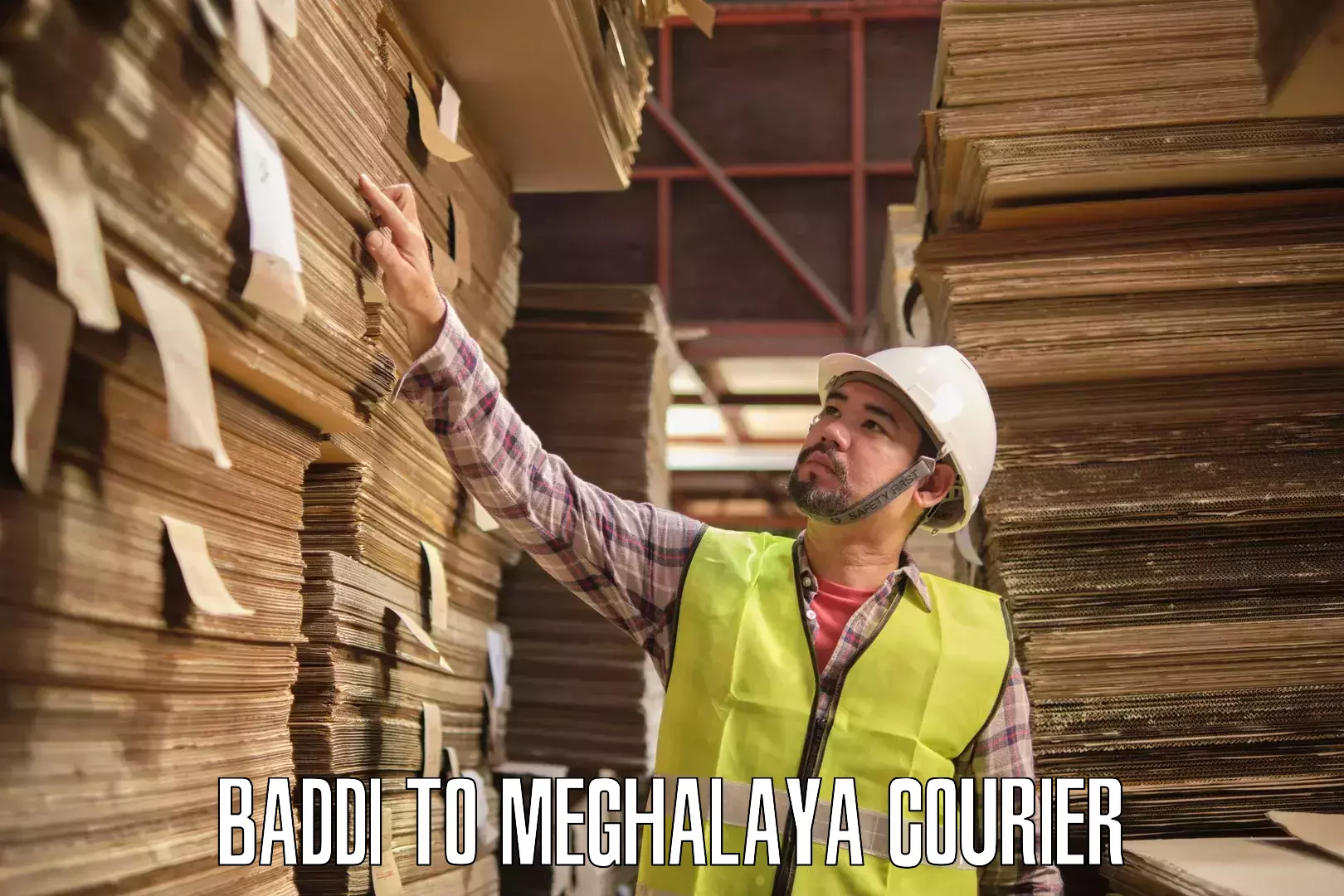 High-efficiency logistics Baddi to Meghalaya