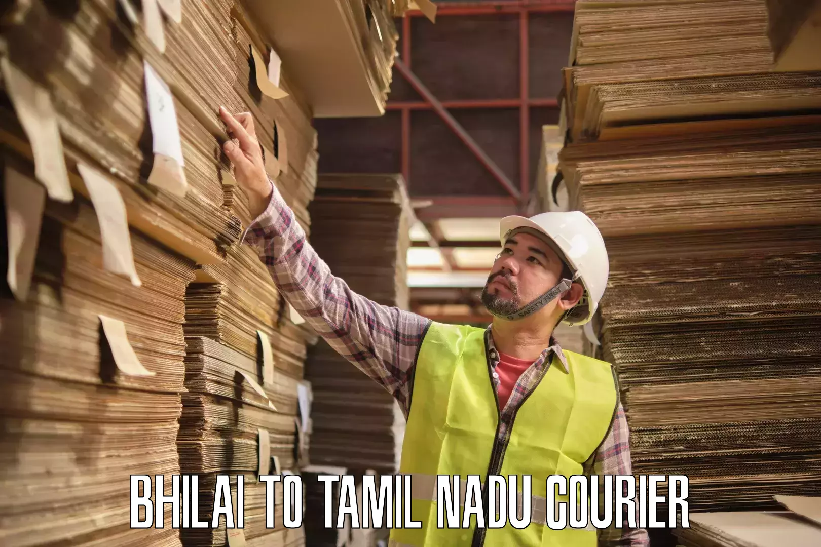 Custom courier packages Bhilai to Tamil Nadu