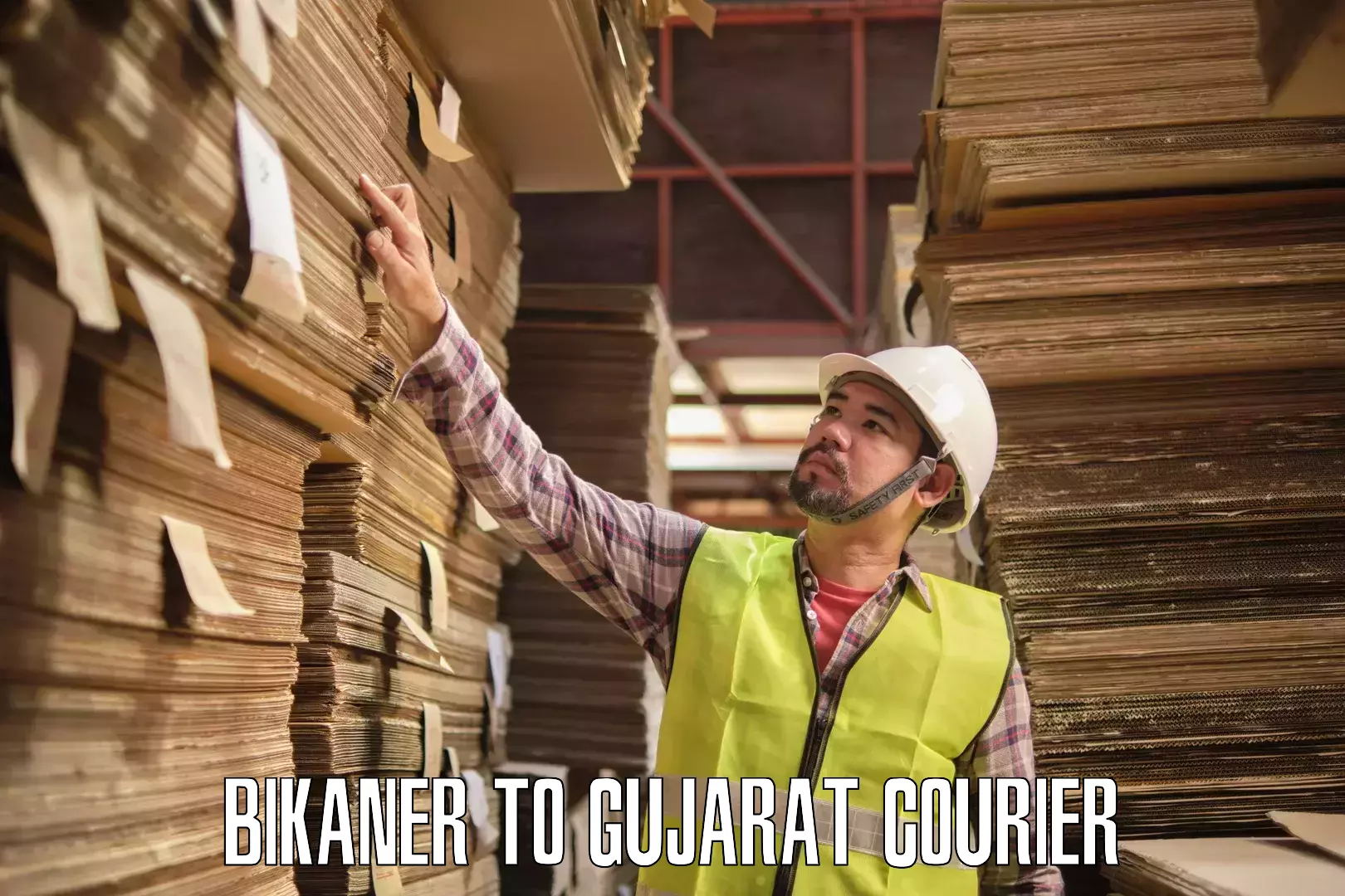 Multi-national courier services Bikaner to Dabhoi