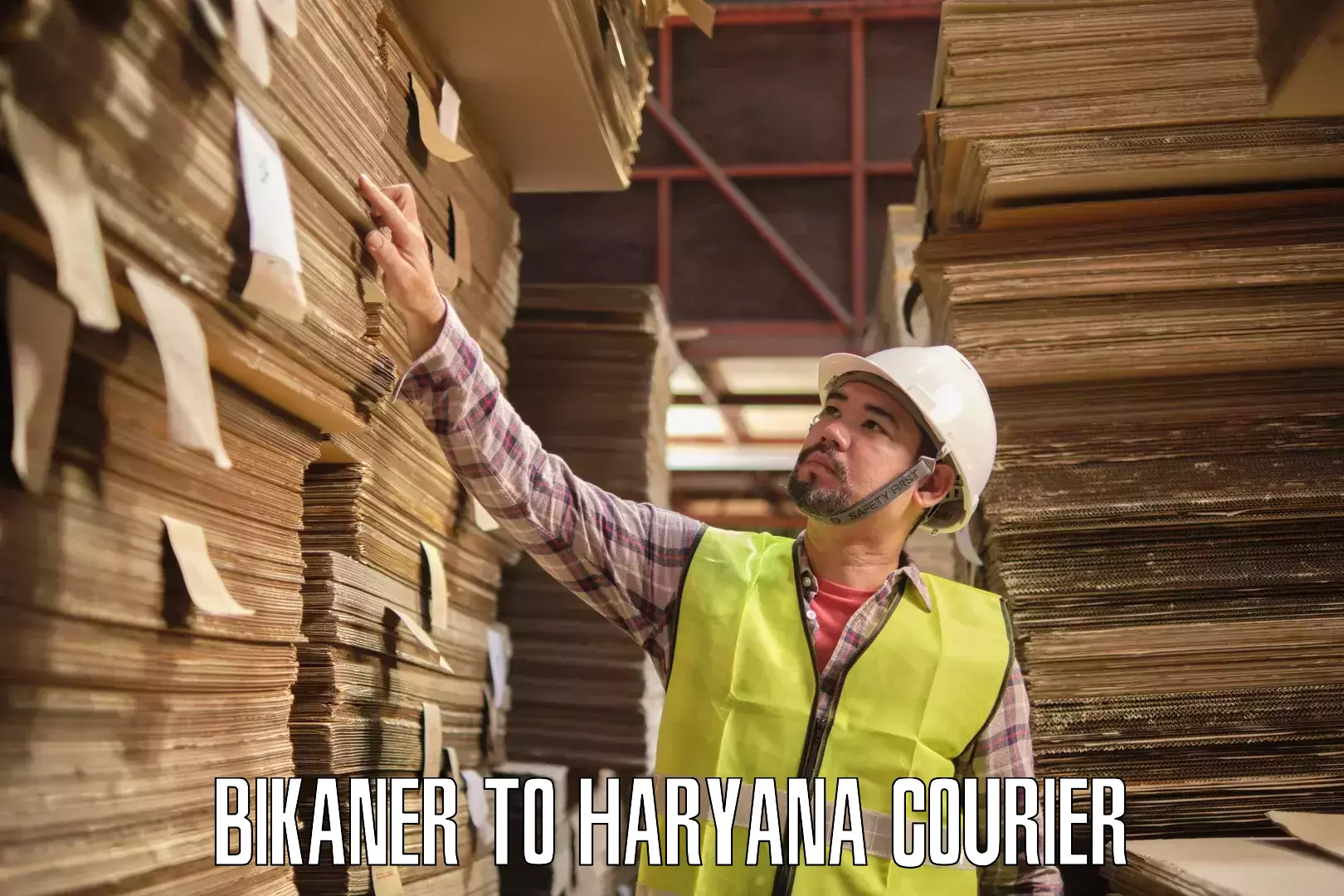 Online courier booking in Bikaner to Jhajjar