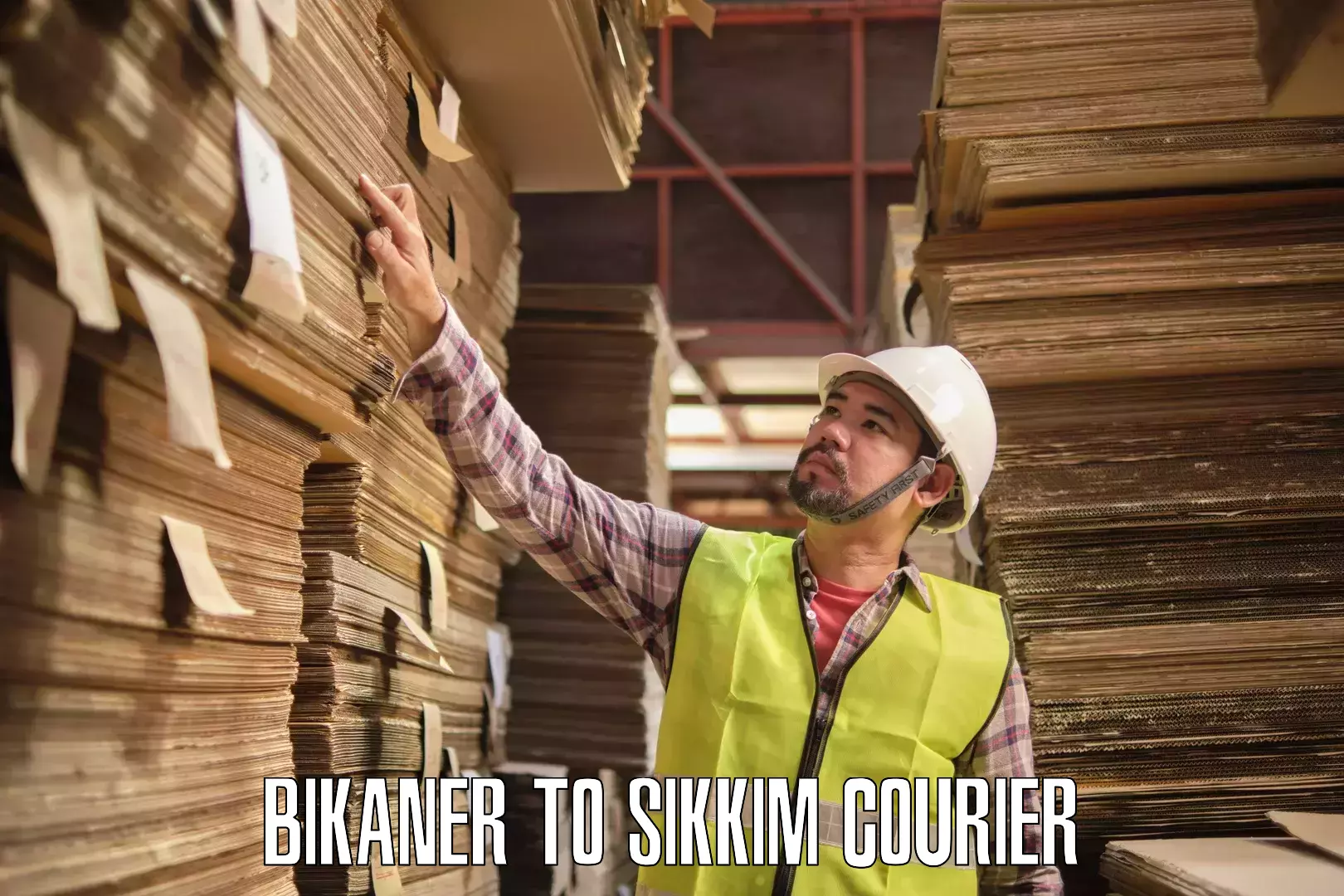 Pharmaceutical courier Bikaner to Sikkim