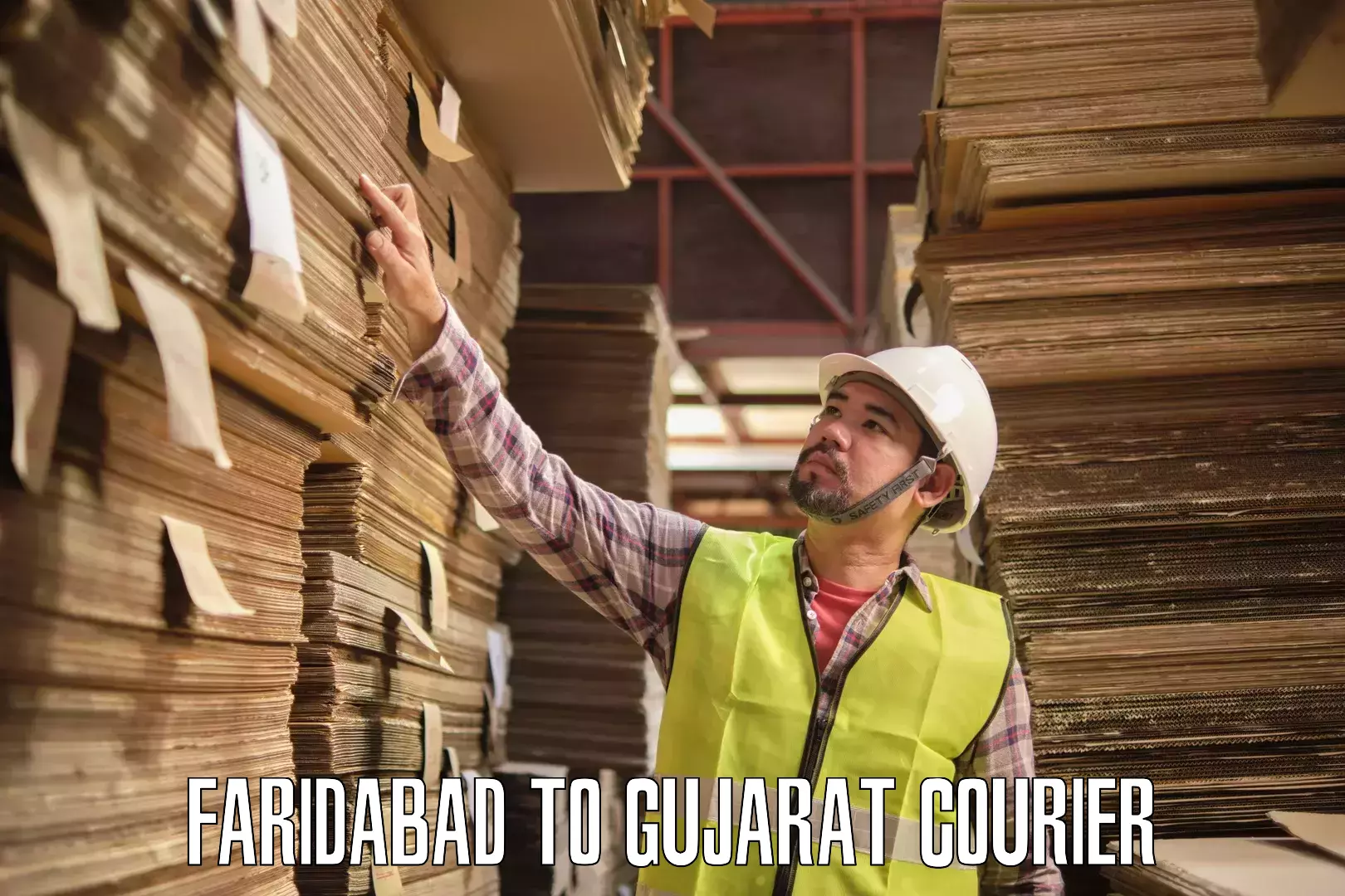 Advanced courier platforms Faridabad to Godhra