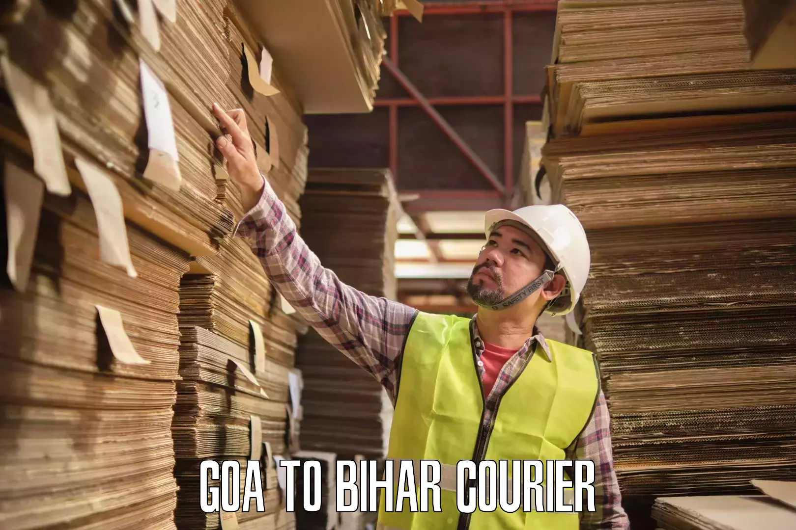 Large package courier Goa to Simri Bakthiyarpur