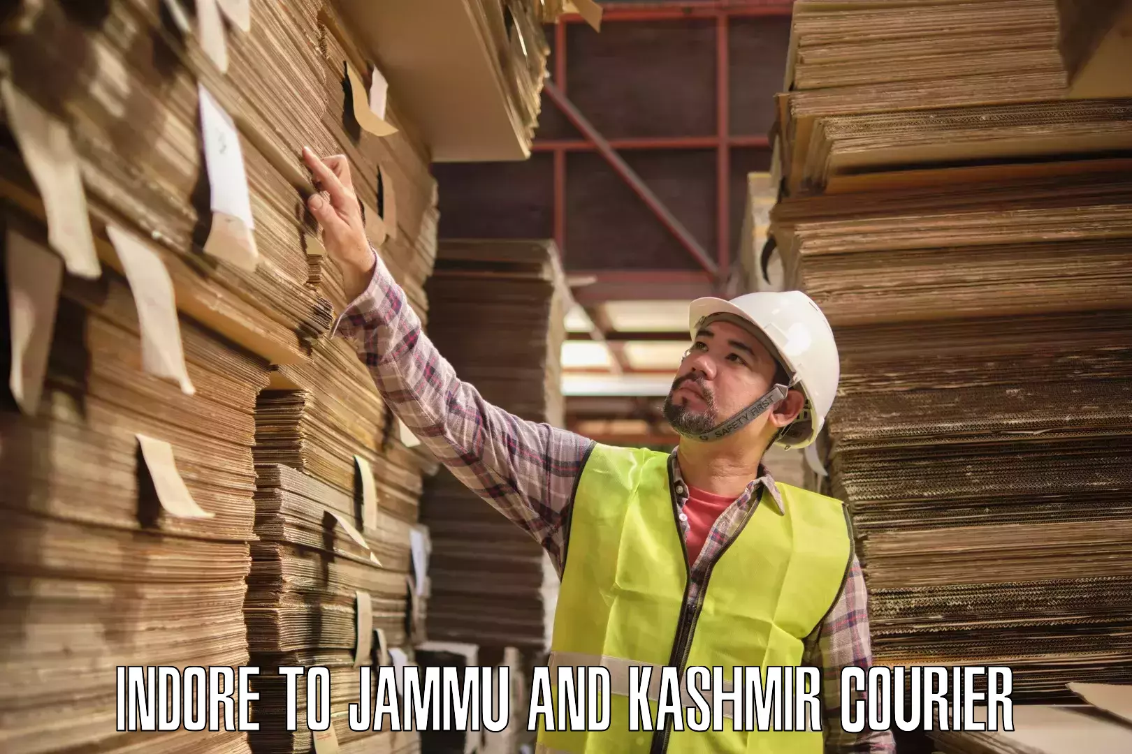 Affordable parcel service Indore to Jammu and Kashmir
