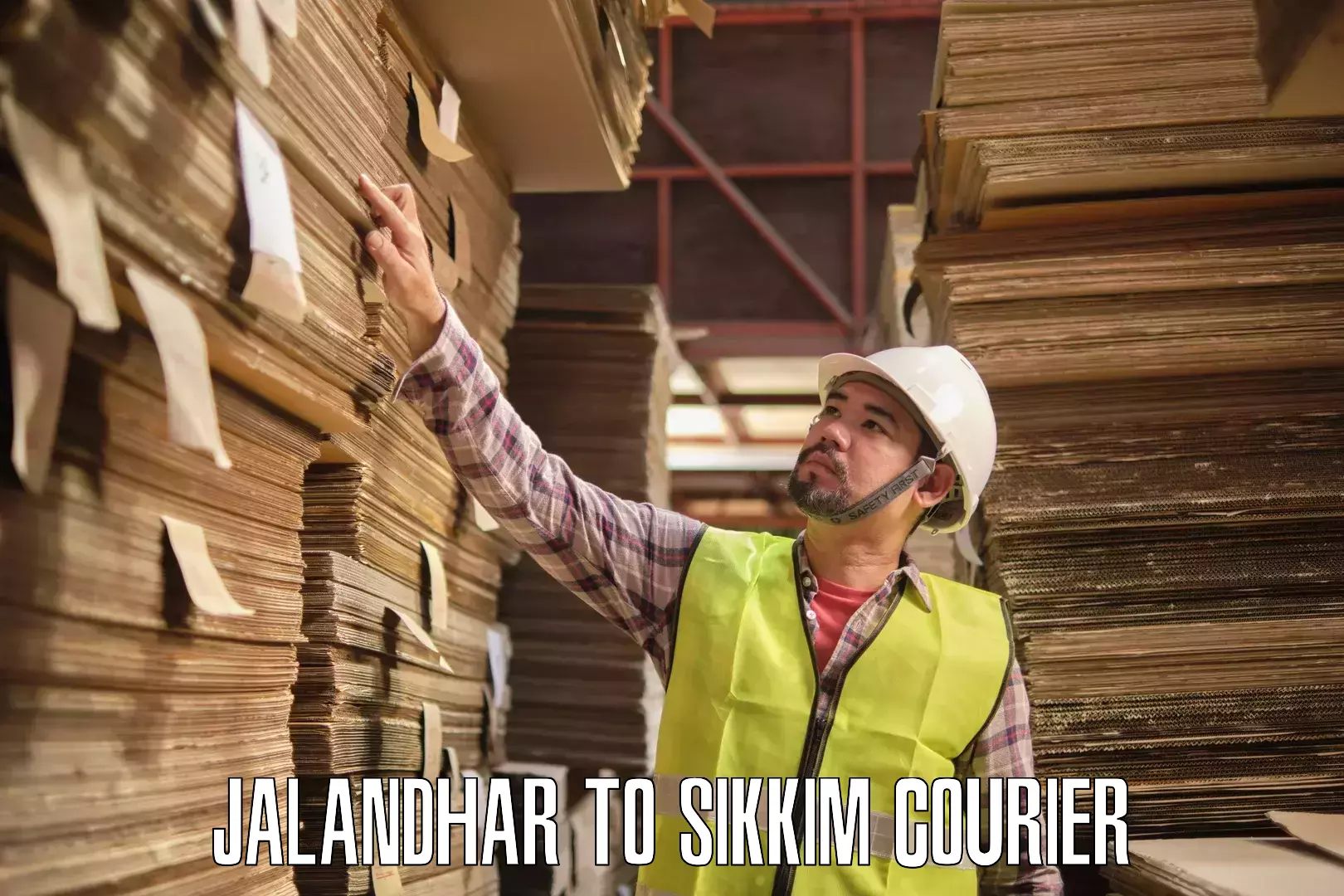 Reliable courier service Jalandhar to Geyzing