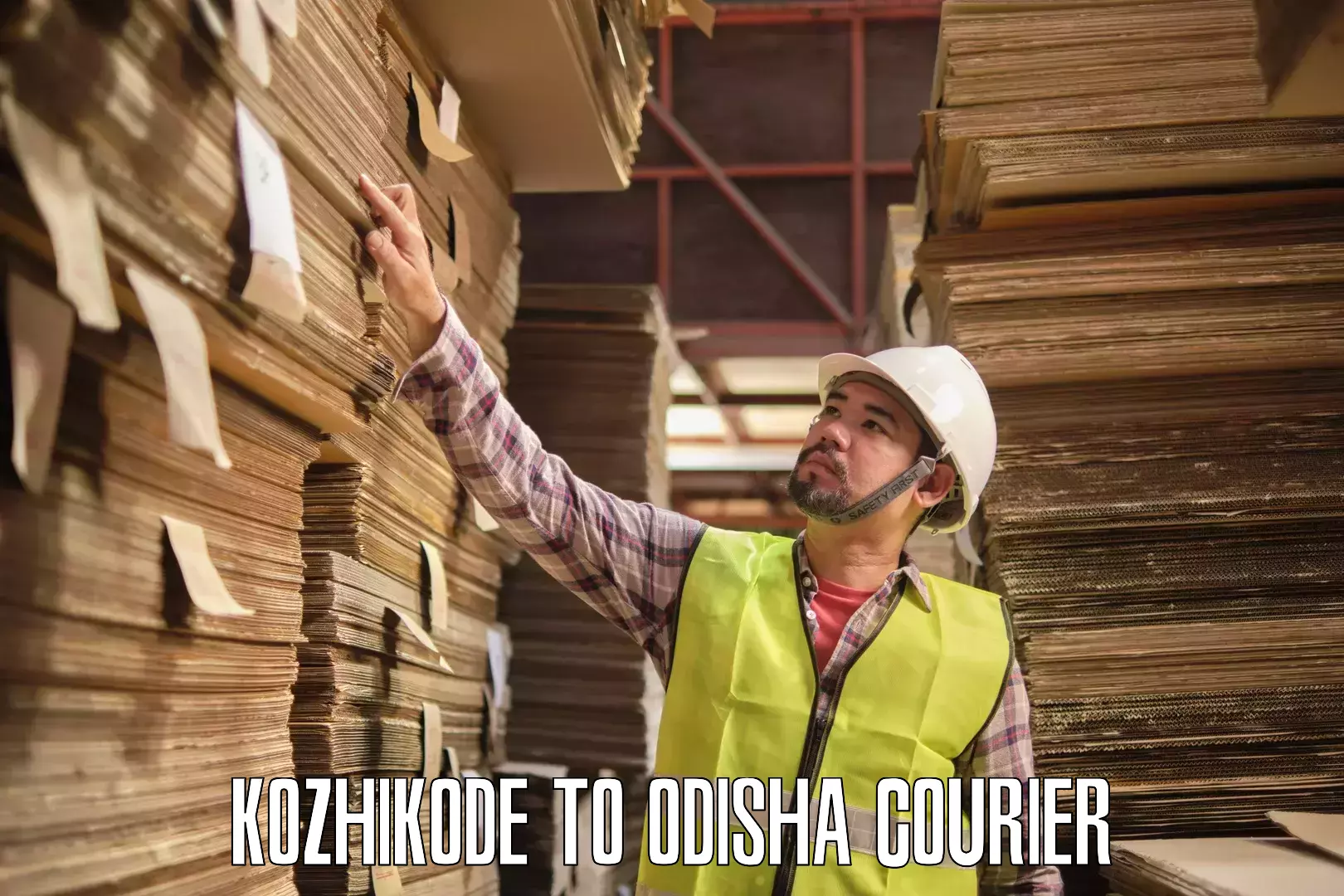 Courier rate comparison Kozhikode to Odisha
