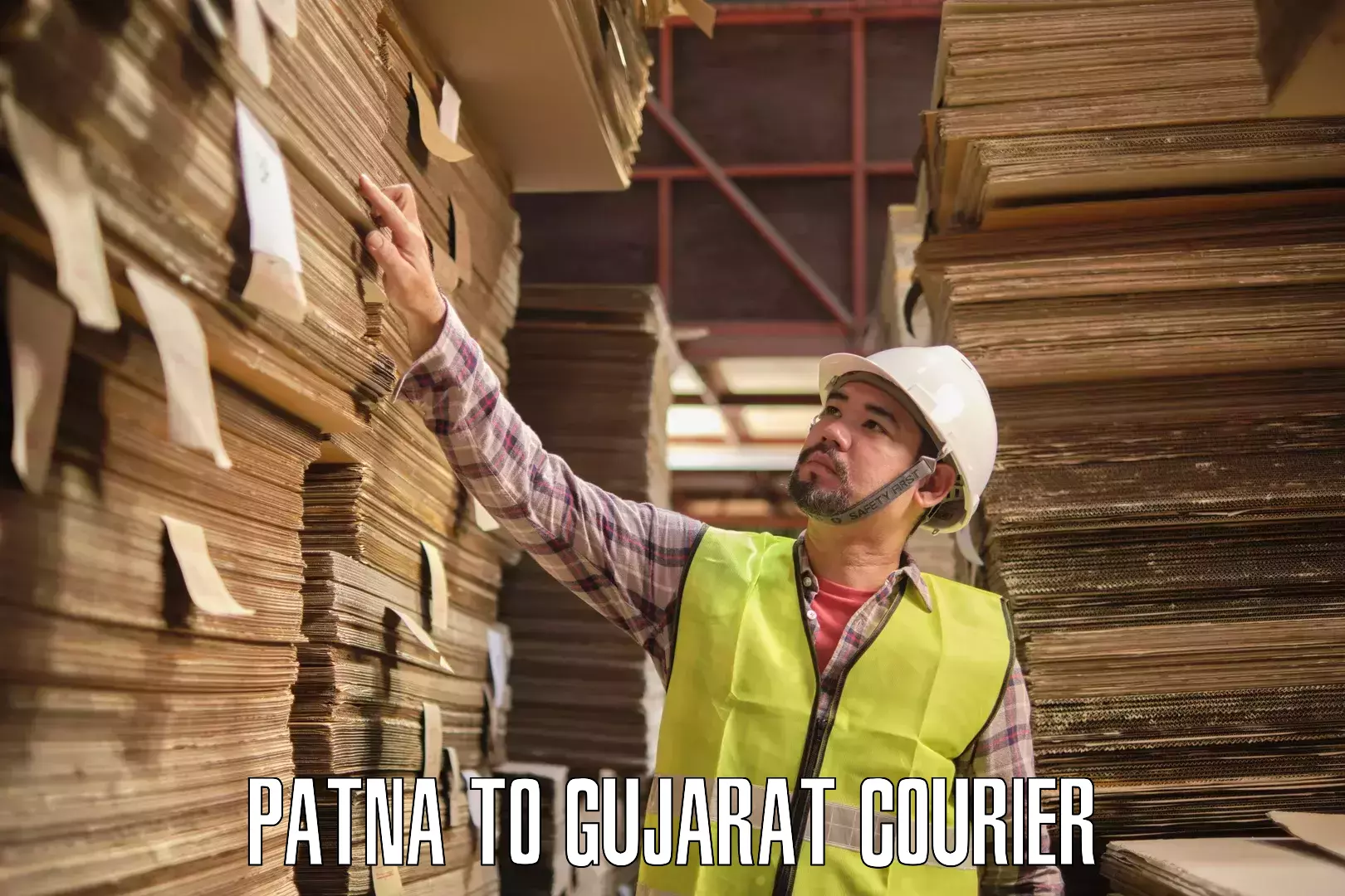 Smart courier technologies Patna to Navrangpura