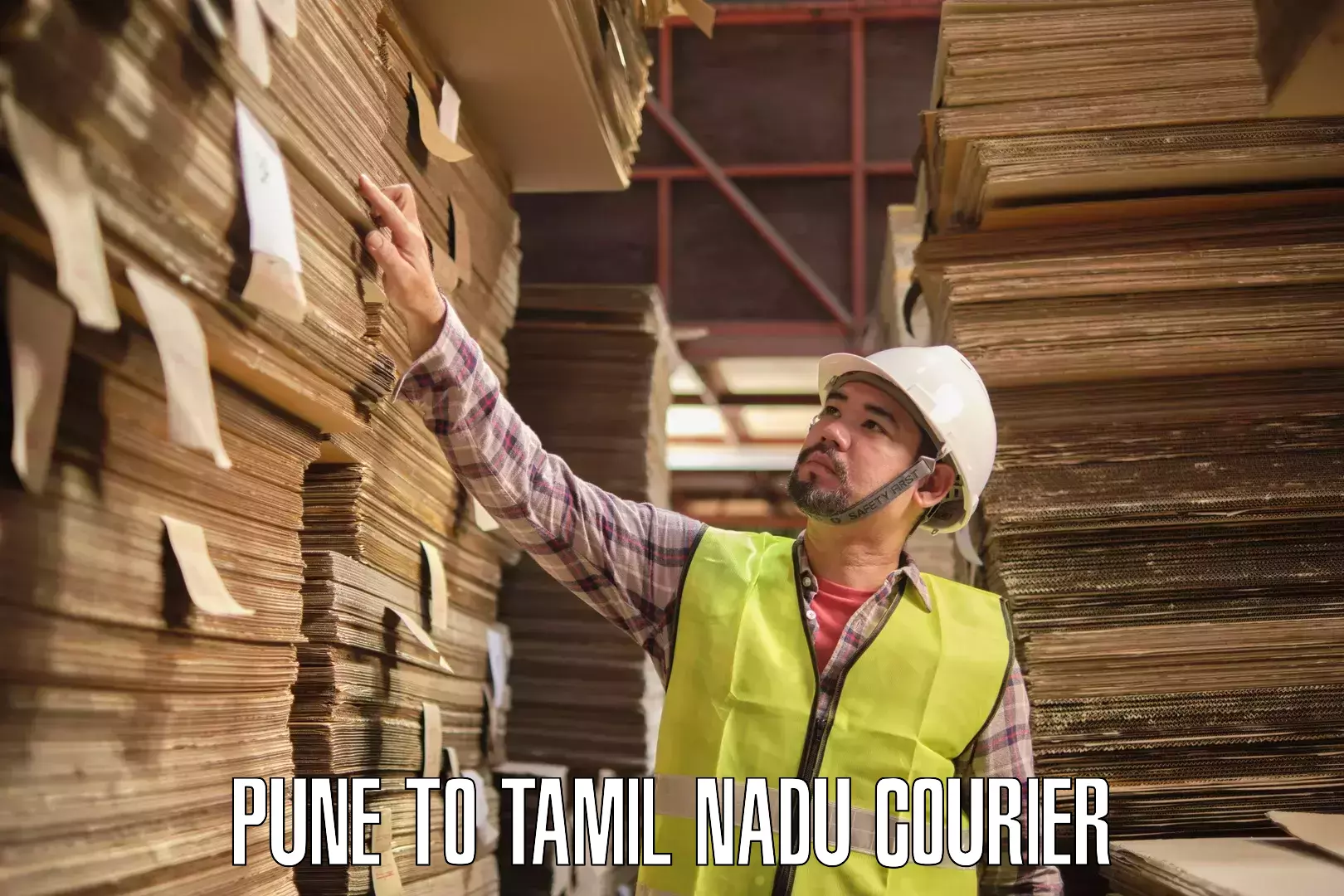 Courier dispatch services Pune to Thondi