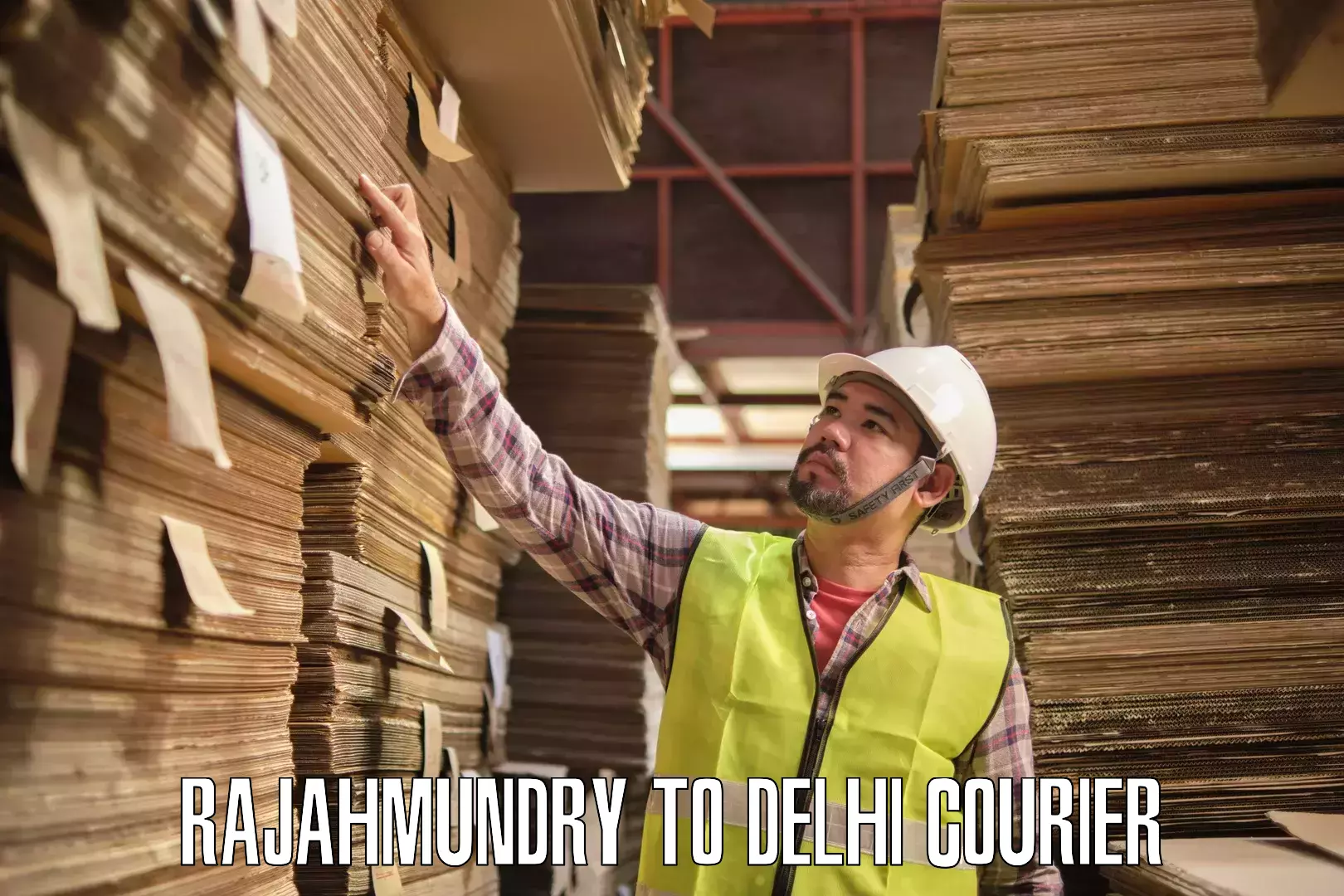 Full-service courier options Rajahmundry to NIT Delhi