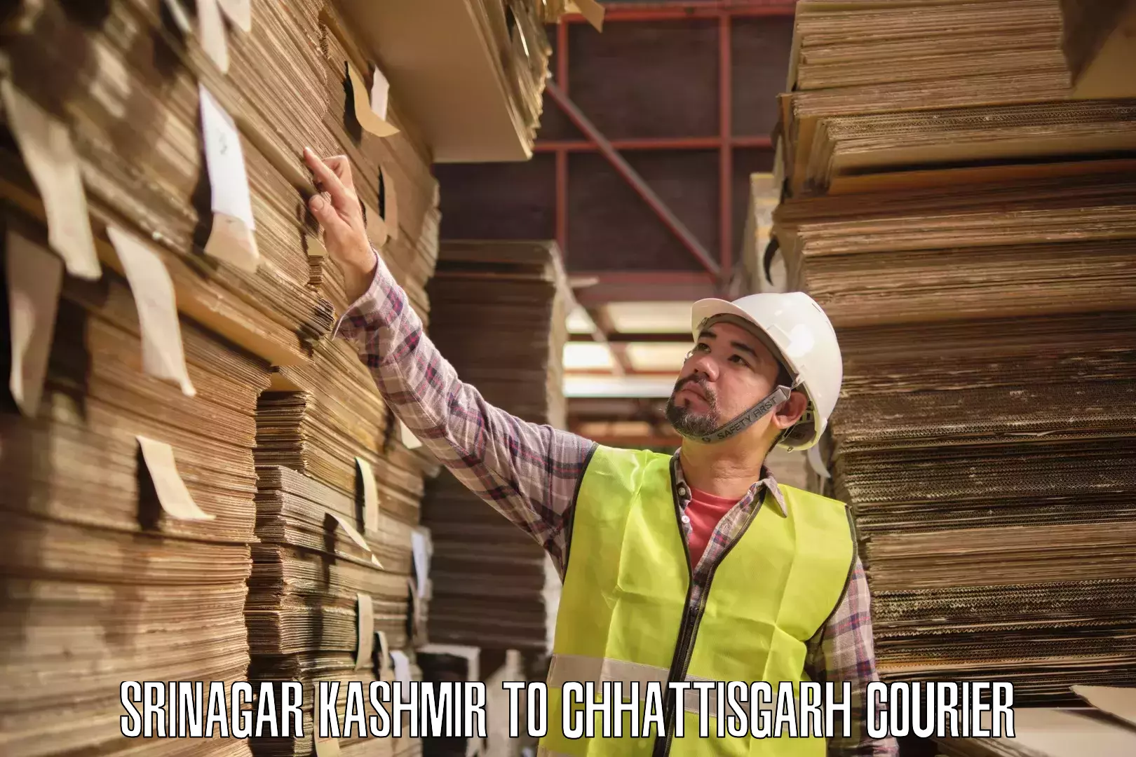 Efficient freight service Srinagar Kashmir to Khairagarh