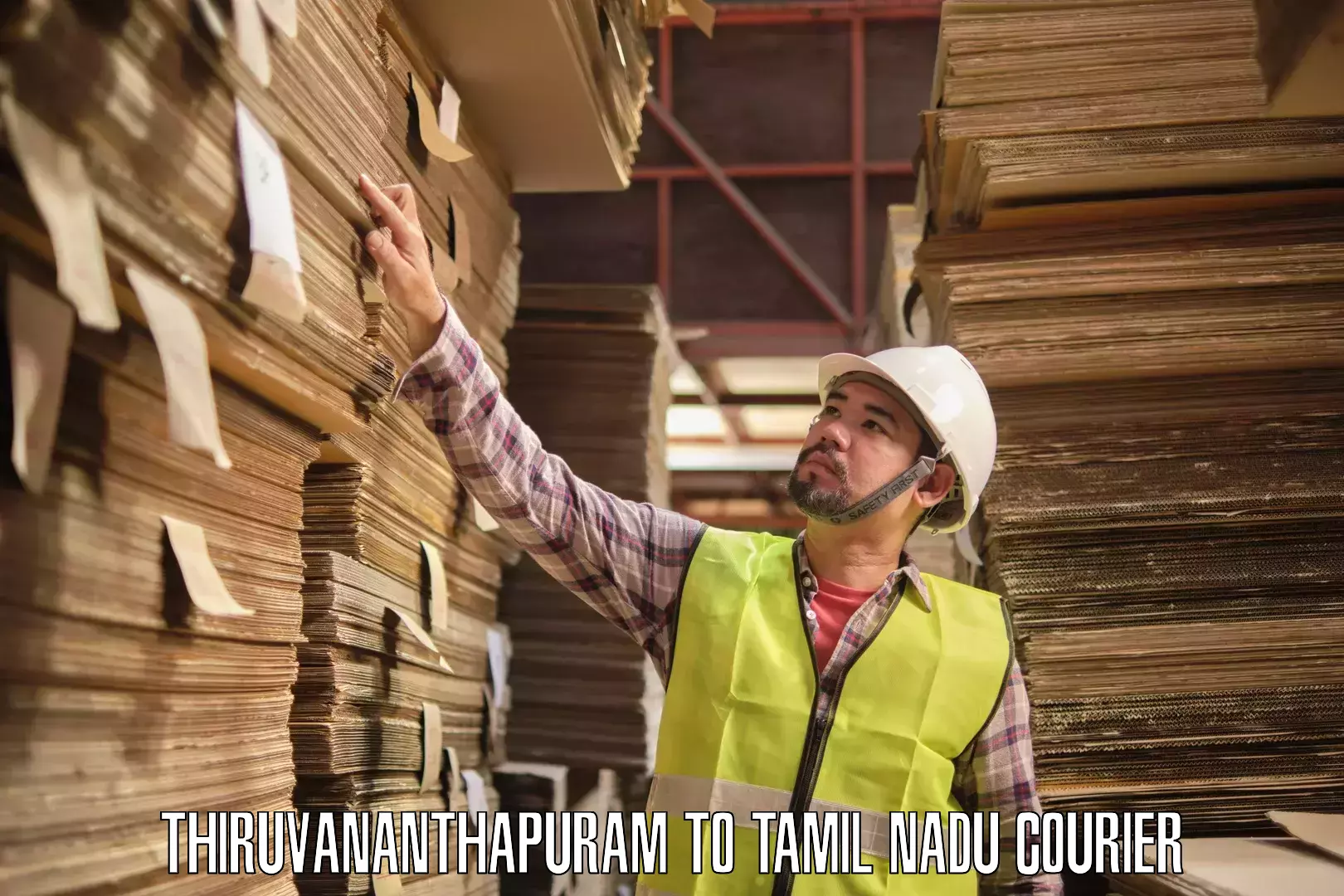 Tailored shipping services Thiruvananthapuram to Madurai Kamraj University