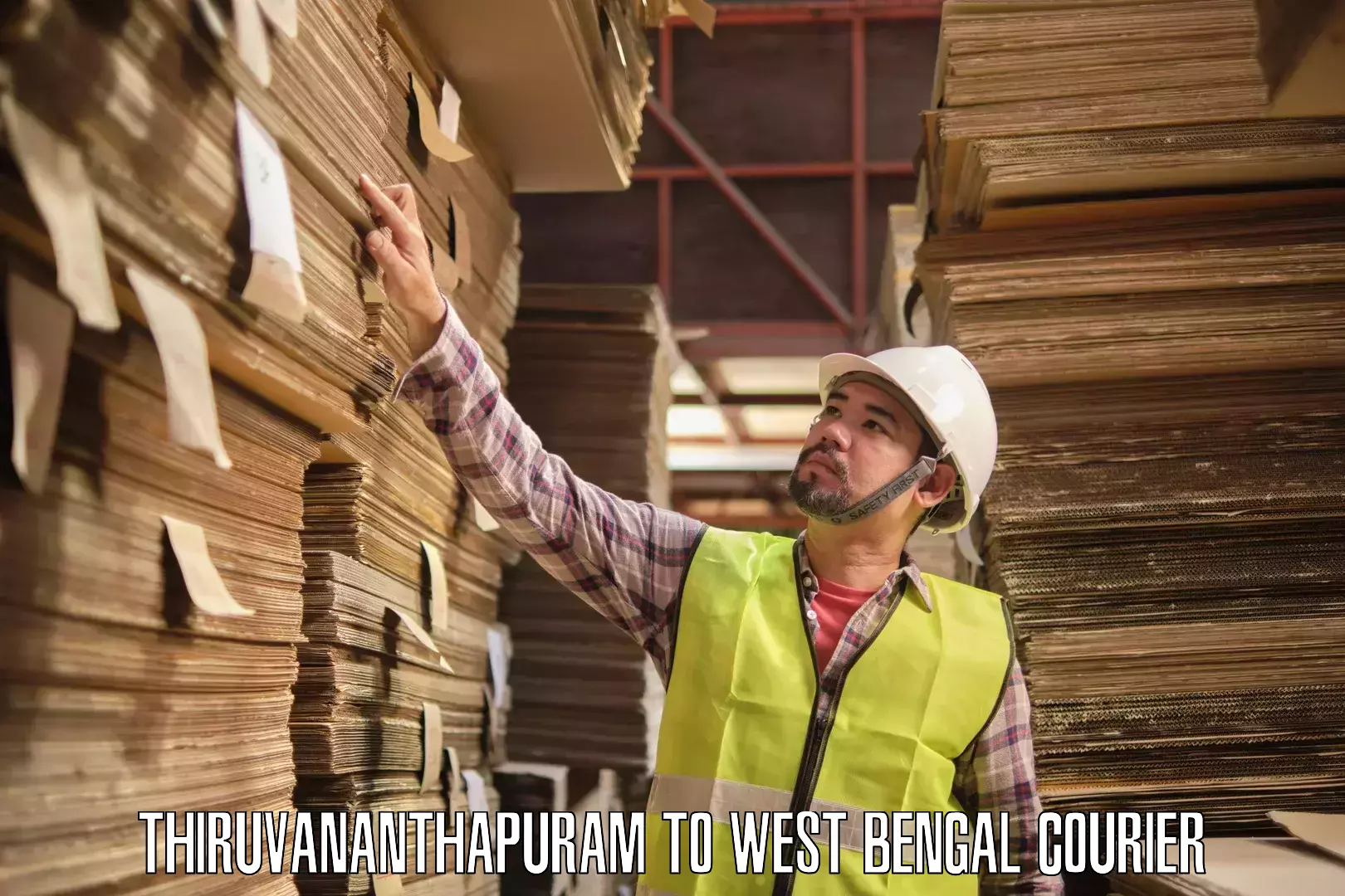 Comprehensive freight services Thiruvananthapuram to West Bengal