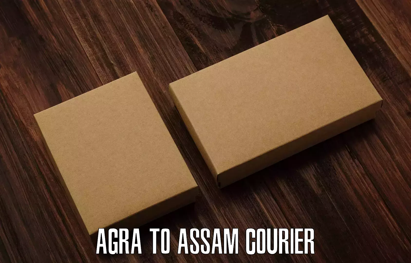 24/7 courier service Agra to Assam