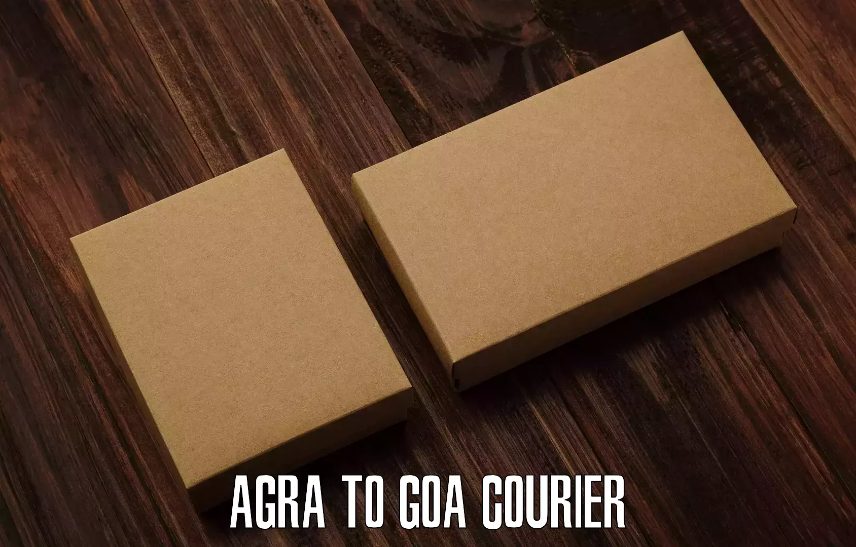 Advanced courier platforms in Agra to Bicholim