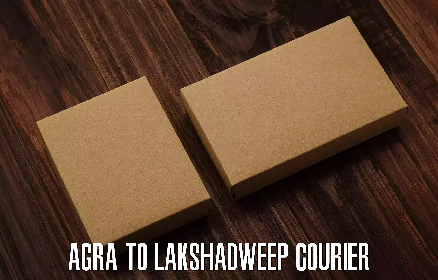 Automated shipping processes Agra to Lakshadweep